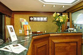 Facilities in the hotel Andreotti, Rome