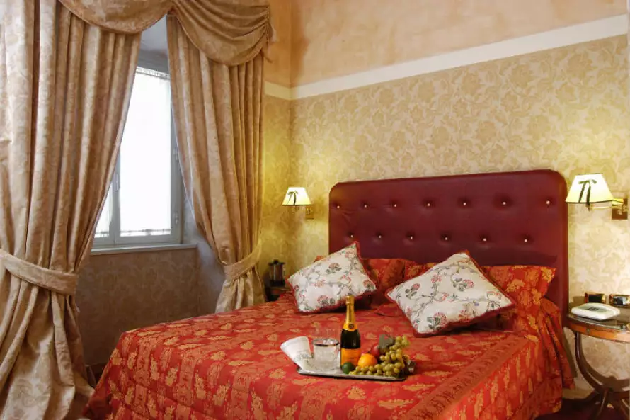 Rooms Double with one large or two separate beds, Hotel Andreotti